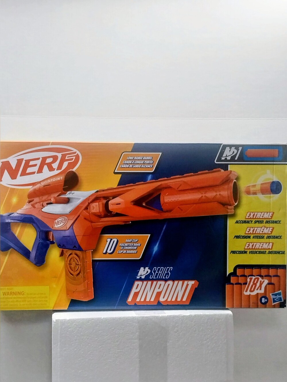 NERF N-Strike Pinpoint Orange and Blue Blaster